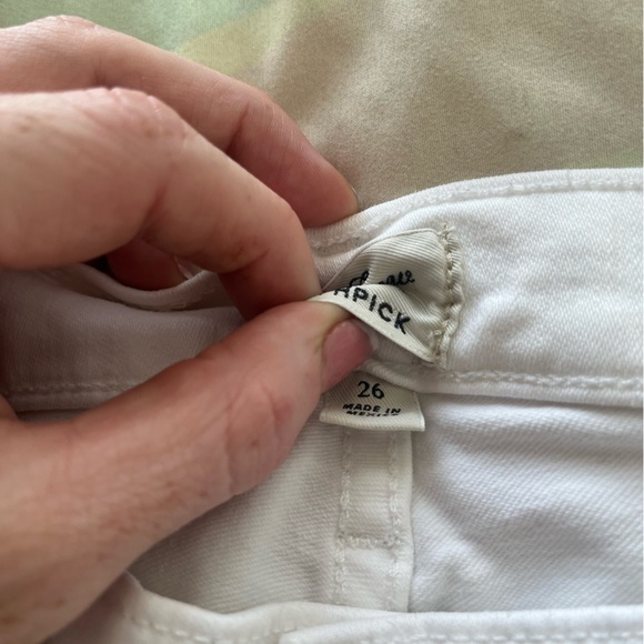 J Crew toothpick white skinny jeans size 26 - Picture 8 of 9